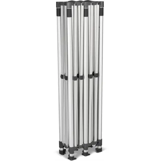 Coated Steel Sublimated Gazebo 6m x 3m - 1 Long Full-Wall Skin - 2 Short Half-Wall Skins Frame Closed